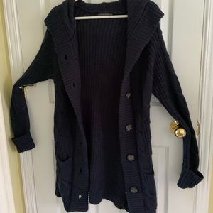 Cozy hooded cardigan